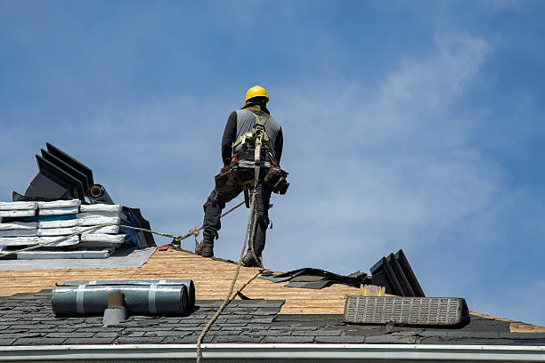 Professional Gutter Installation technician working in Oakdale, LA